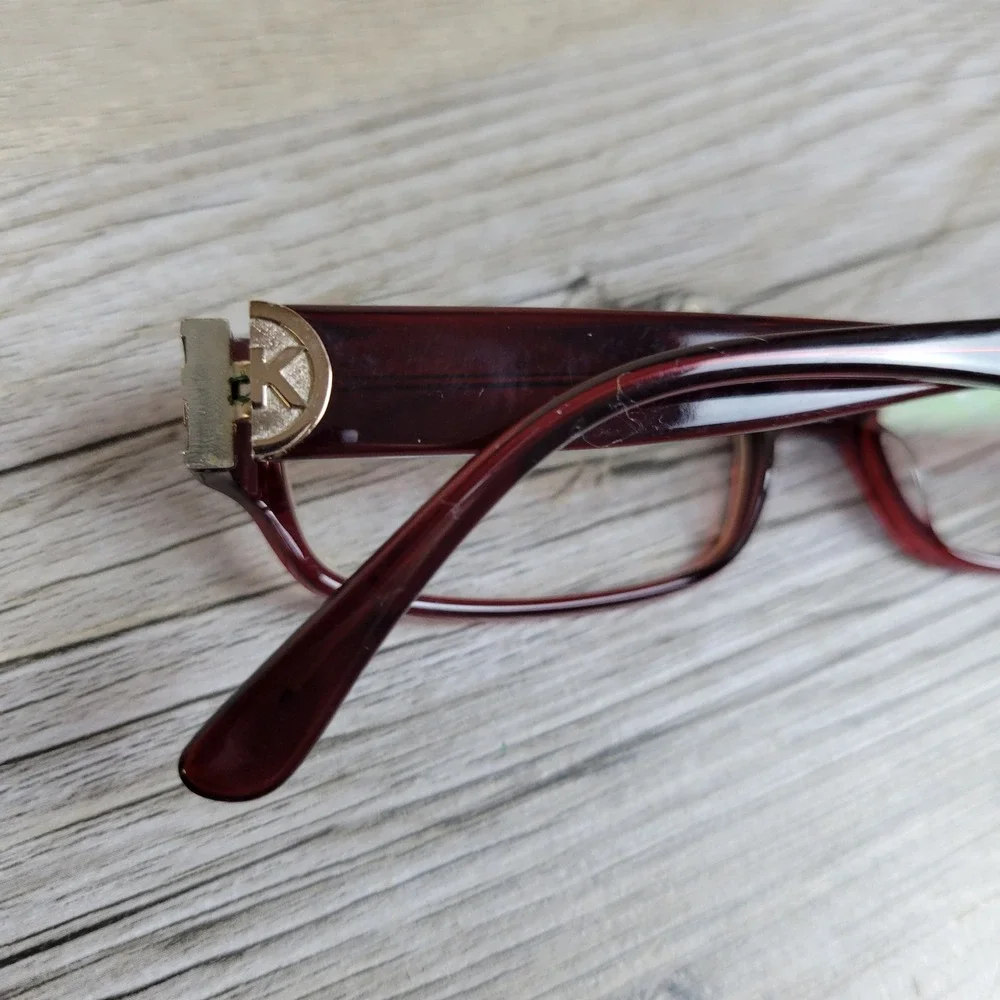 Michael Kors Eyeglasses Frames MK829 Burgundy Rectangular Women 50-16-135